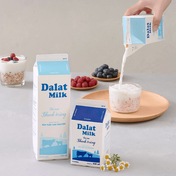 Sữa tươi thanh trùng Dalat Milk có tốt không?
